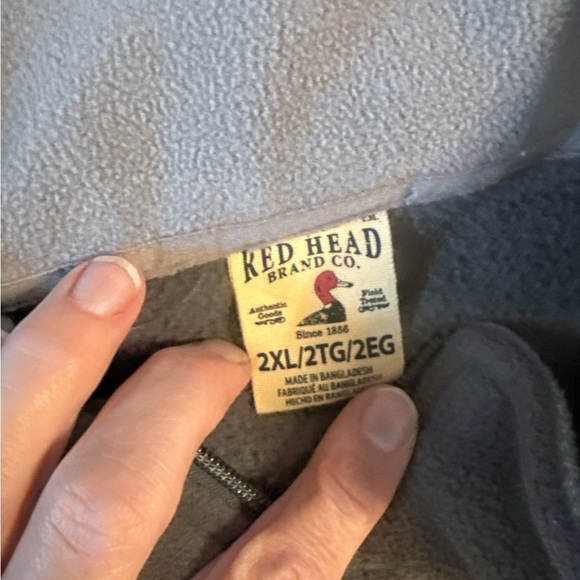 RedHead Charcoal Fleece Vest - Picture 2 of 5